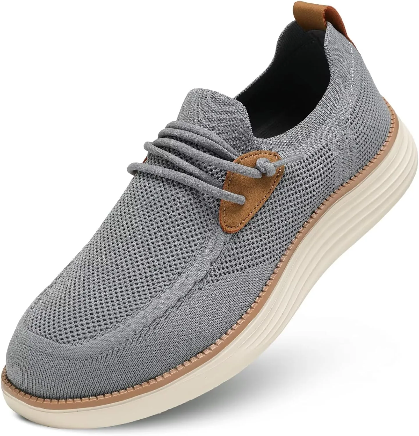 Mens Casual Loafers Shoes Slip On Fashion Walking Dress Sneakers Business Oxfords Work Lightweight Soft Sole