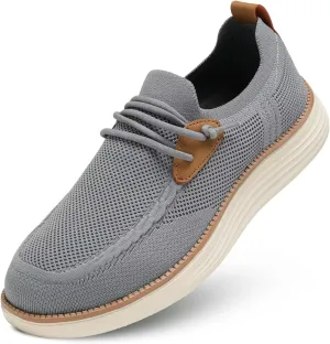 Mens Casual Loafers Shoes Slip On Fashion Walking Dress Sneakers Business Oxfords Work Lightweight Soft Sole