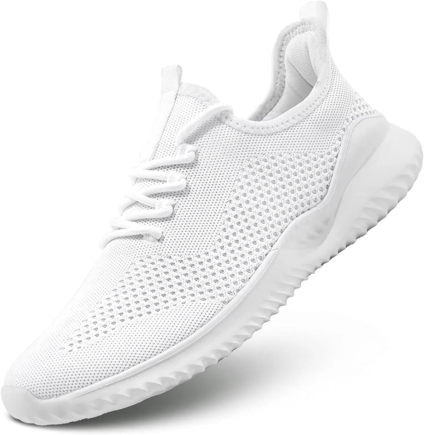 Mens Running Shoes Slip on Walking Tennis Sneakers Fashion Breathable Mesh Soft Sole Casual Athletic Lightweight