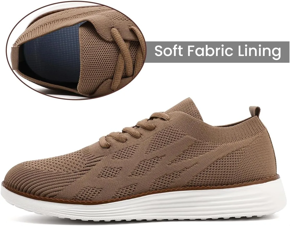 Mens Slip On Sneakers Walking Tennis Shoes Running Gym Athletic Workout Non Slip Fashion Casual Lightweight Breathable Soft Sole Mesh