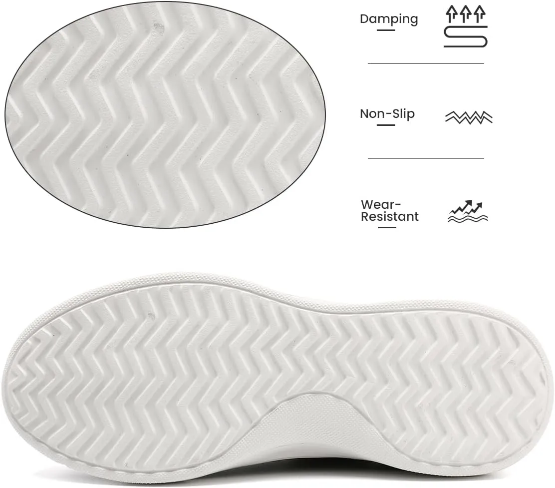 Mens Slip On Sneakers Walking Tennis Shoes Running Gym Athletic Workout Non Slip Fashion Casual Lightweight Breathable Soft Sole Mesh