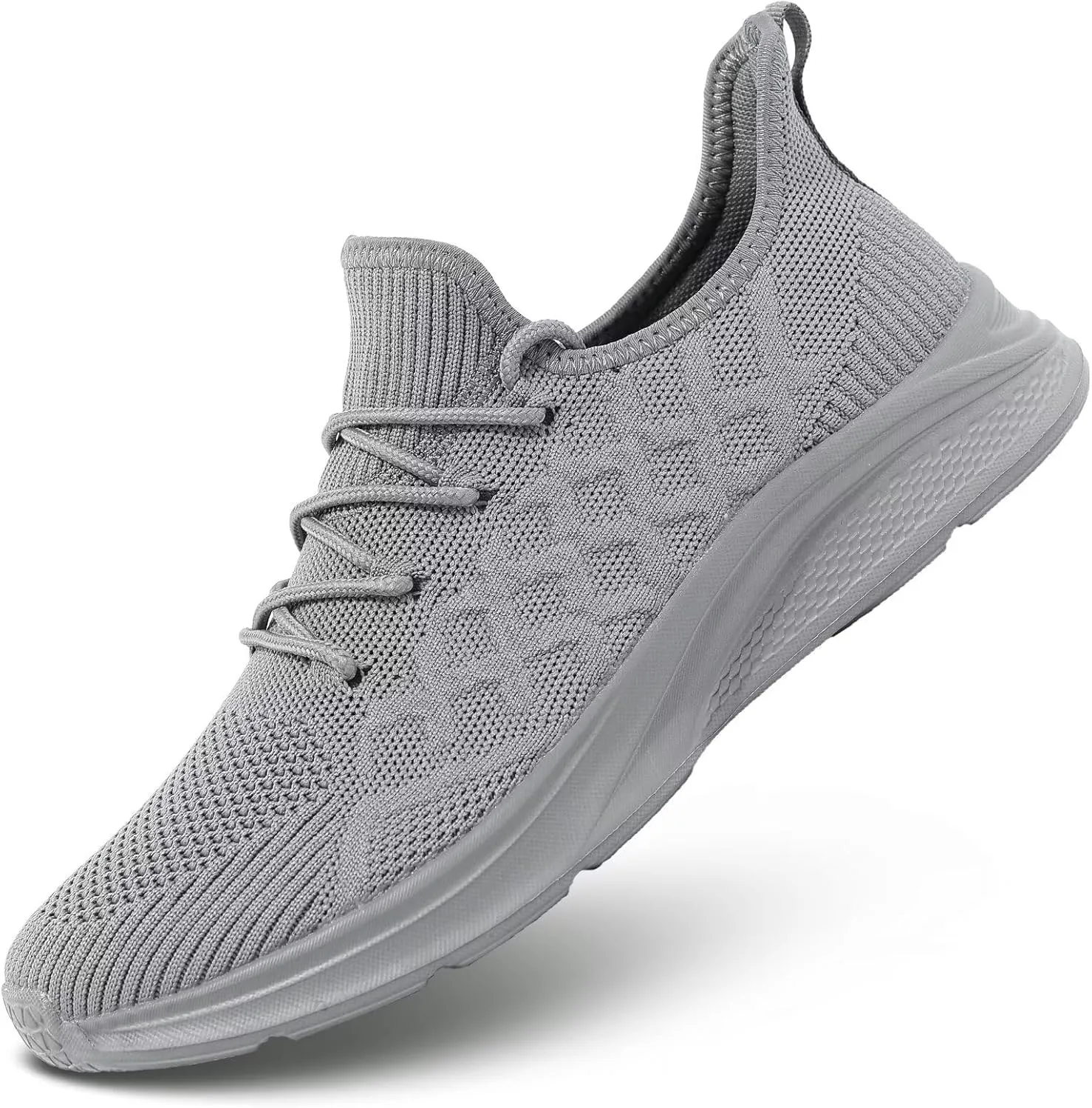 Mens Walking Shoes Slip on Tennis Running Fashion Casual Sneskers Work Gym Shoes Comfort Lightweight Mesh Soft Sole