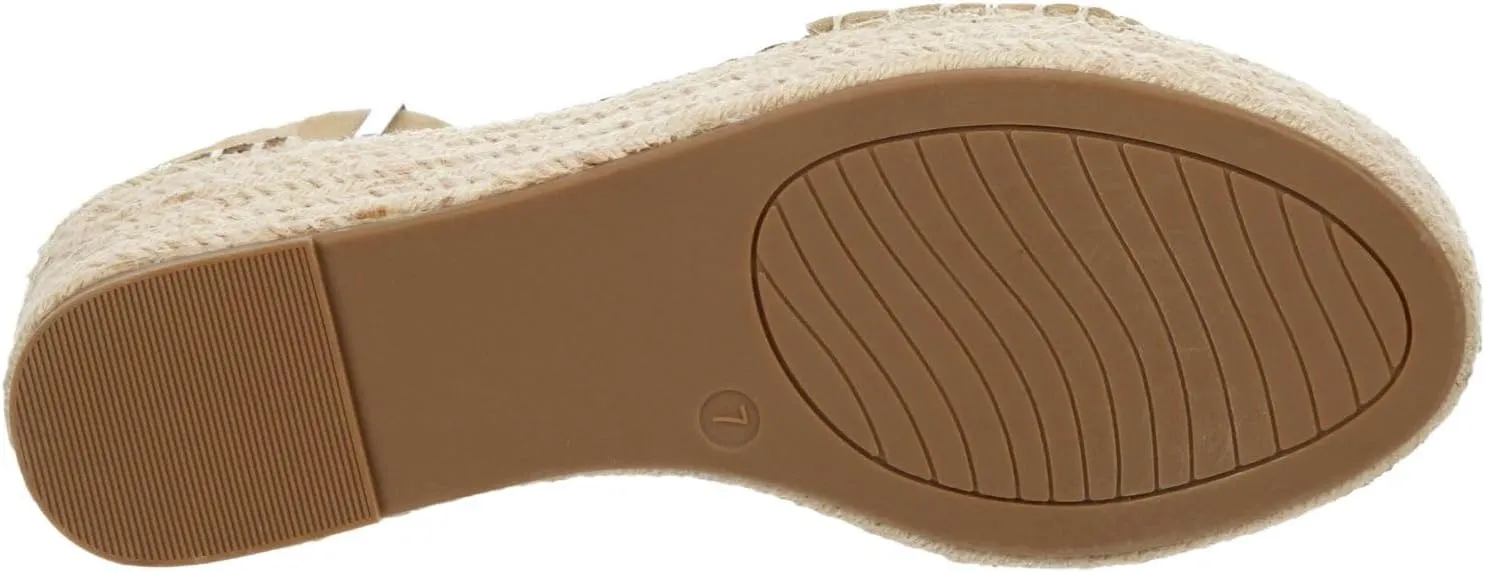 Michael By Michael Shannon Bridgette - Women's Open Toe Espadrille Platform Wedge Sandals