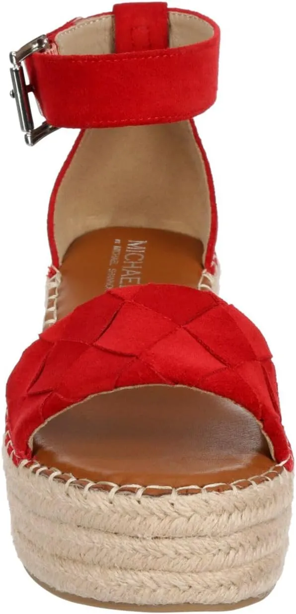 Michael By Michael Shannon Bridgette - Women's Open Toe Espadrille Platform Wedge Sandals