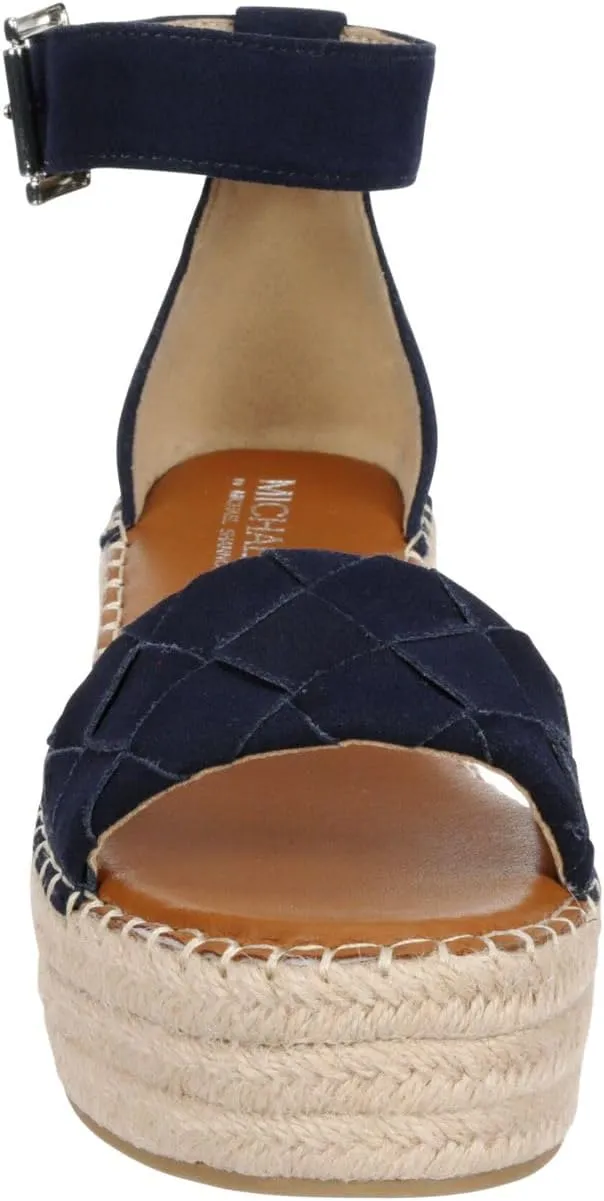 Michael By Michael Shannon Bridgette - Women's Open Toe Espadrille Platform Wedge Sandals