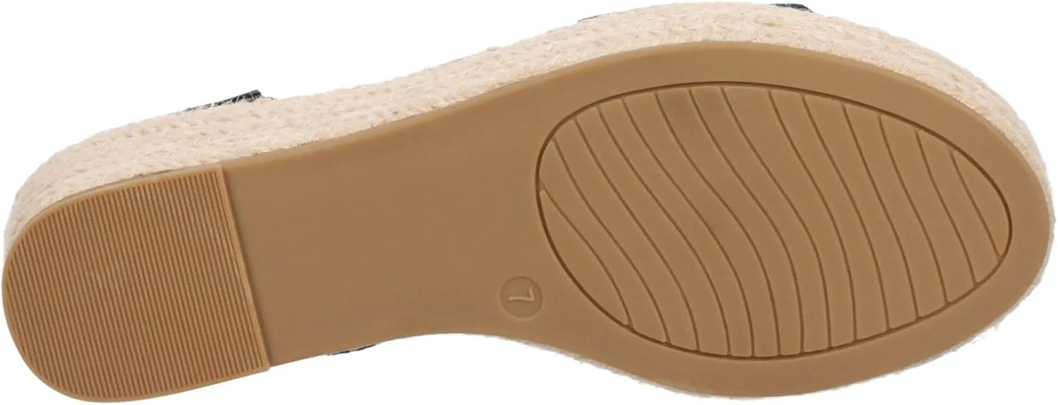 Michael By Michael Shannon Bridgette - Women's Open Toe Espadrille Platform Wedge Sandals