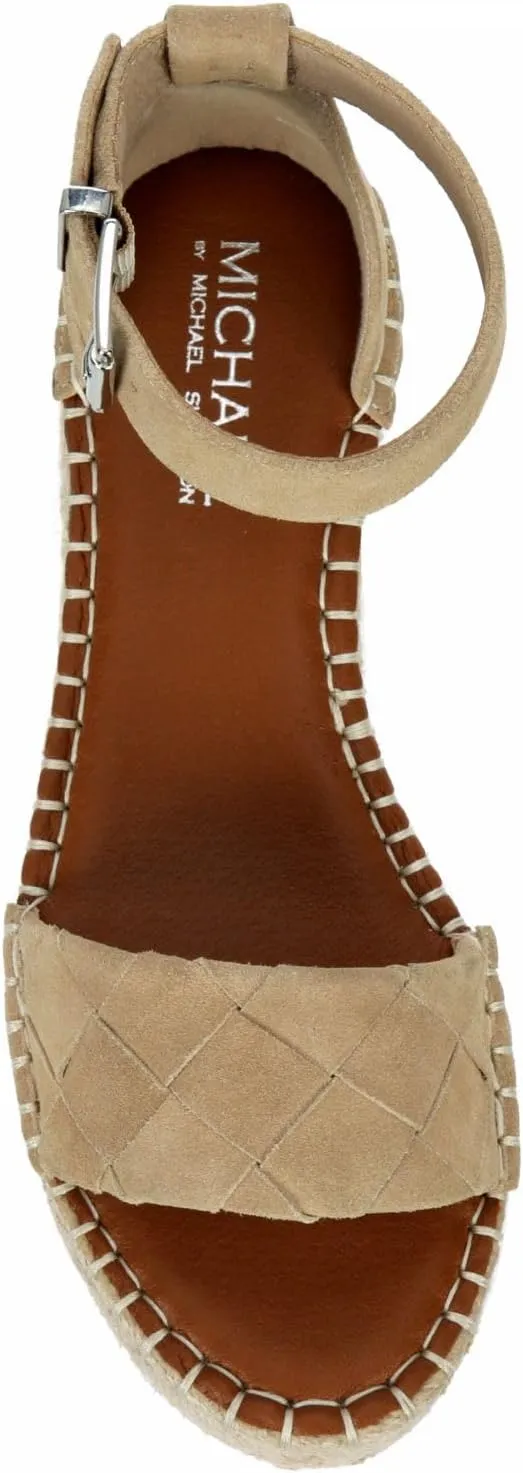 Michael By Michael Shannon Bridgette - Women's Open Toe Espadrille Platform Wedge Sandals