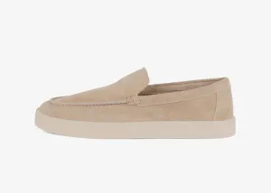 Mocassino in suede beige