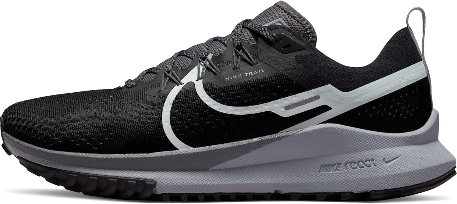 NIKE Men's Road Running Shoe, Black Aura Dark Grey Wolf Grey, 9.5
