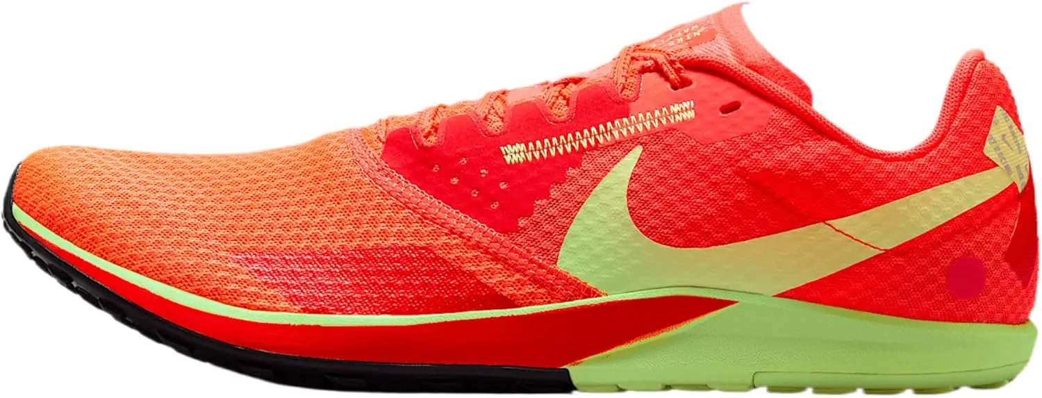 Nike Rival Waffle 6 Road and Cross-Country Racing Shoes (DX7998-800, Hyper Orange/Bright Crimson/Mint Foam/Lime Blast)