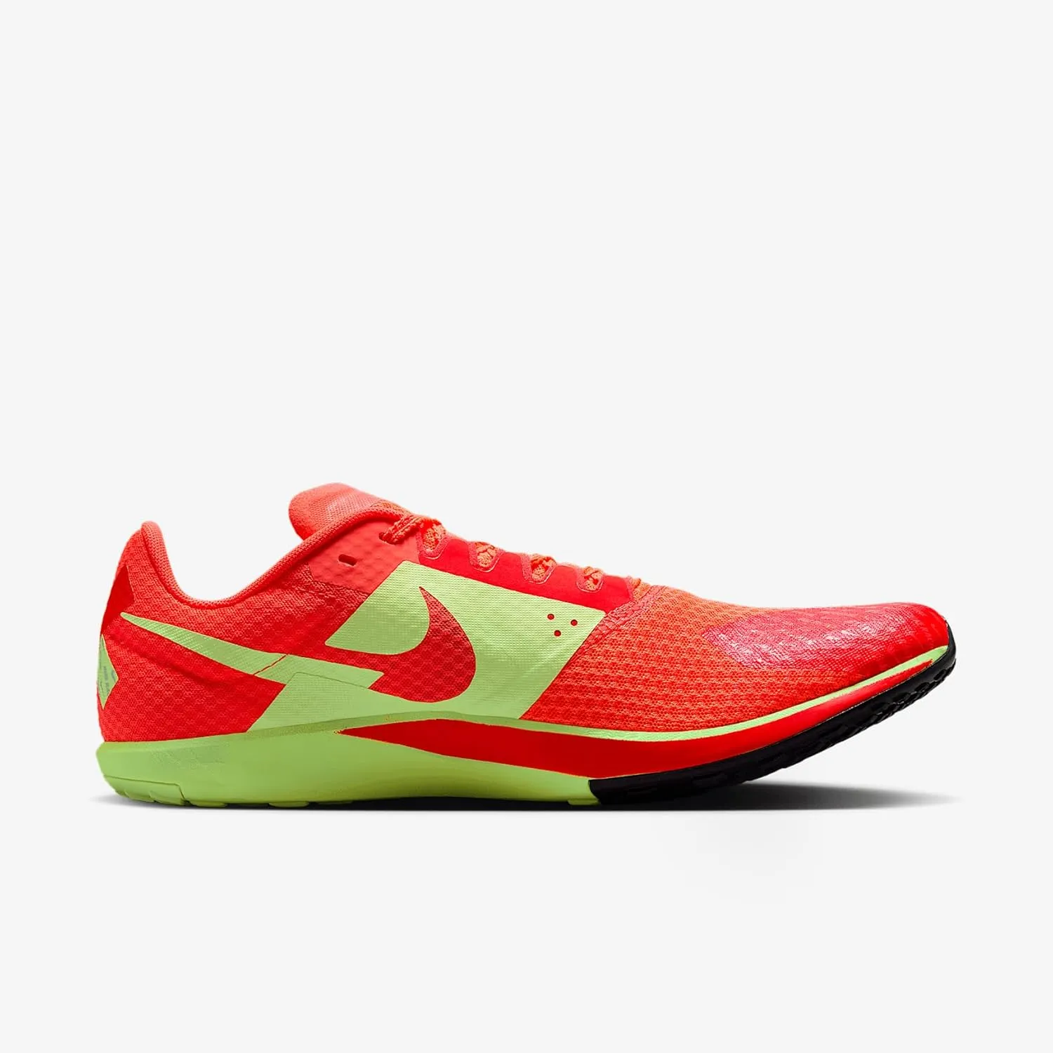 Nike Rival Waffle 6 Road and Cross-Country Racing Shoes (DX7998-800, Hyper Orange/Bright Crimson/Mint Foam/Lime Blast)