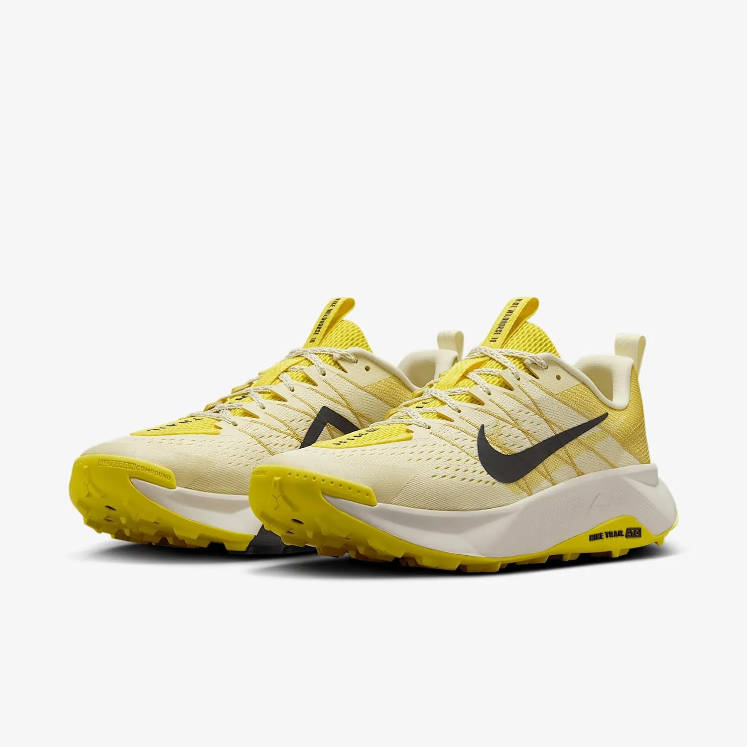 Nike Wildhorse 10 Men's Trail Running Shoes (FV2338-700, Alabaster/Lightning/Saturn Gold/Medium Ash)
