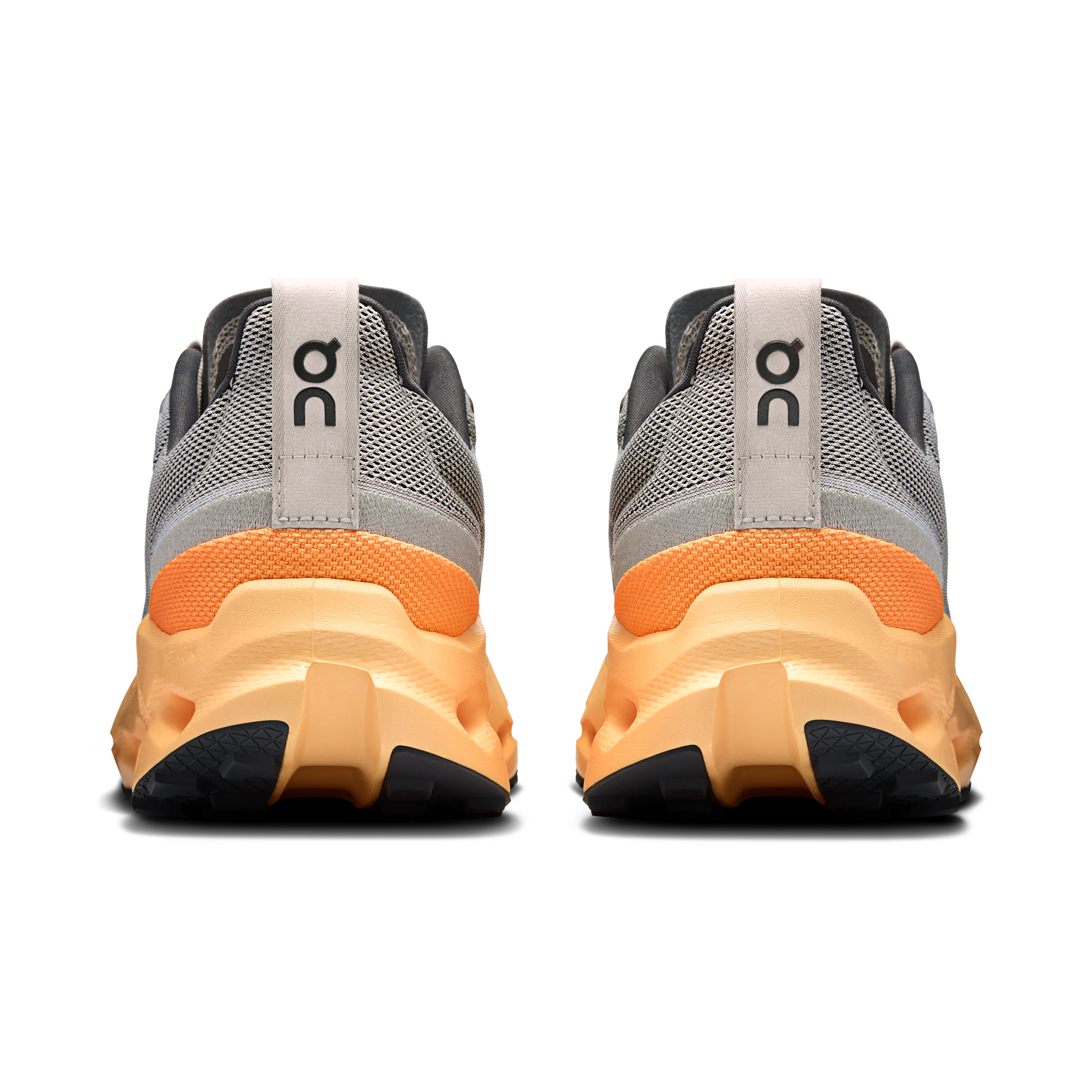On Men's Cloudsurfer Trail Running Shoes Silver / Blonde