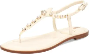 Open Edelman Strap Sandals All-inclusive Porcelain Ankle Embossed Fraud-free Toe Sam Wide Pearl Gigi