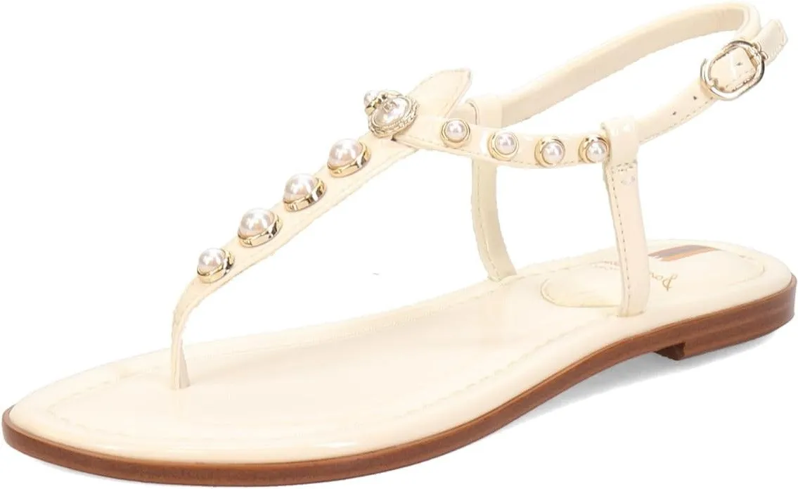 Open Edelman Strap Sandals All-inclusive Porcelain Ankle Embossed Fraud-free Toe Sam Wide Pearl Gigi