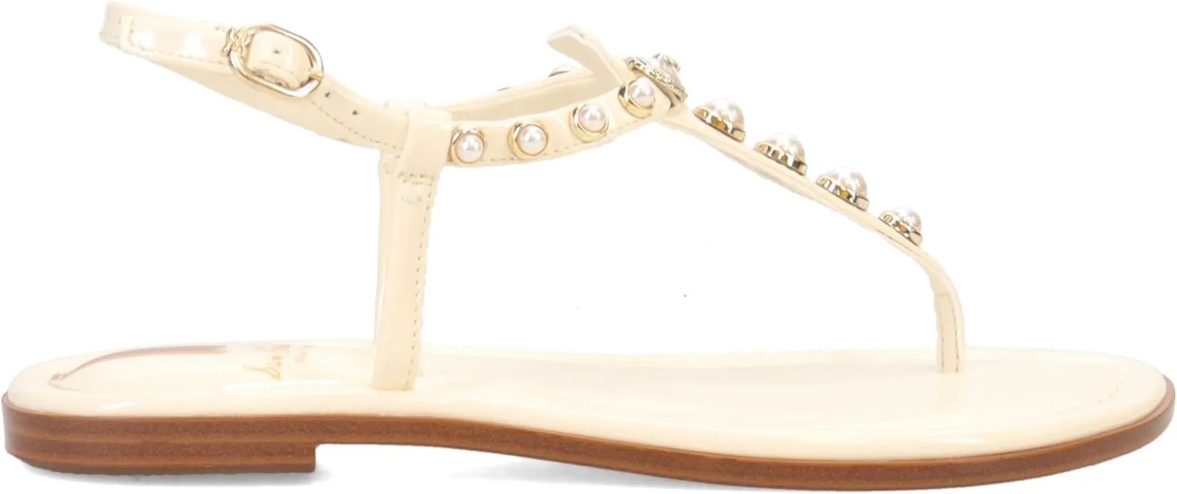 Open Edelman Strap Sandals All-inclusive Porcelain Ankle Embossed Fraud-free Toe Sam Wide Pearl Gigi