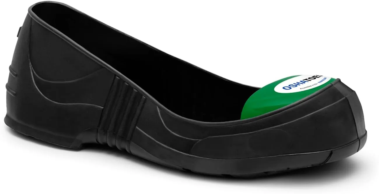 OST Unisex Steel Toe Shoe Covers – Slip-Resistant Lightweight PVC Safety Overshoes with Color Coded Sizing