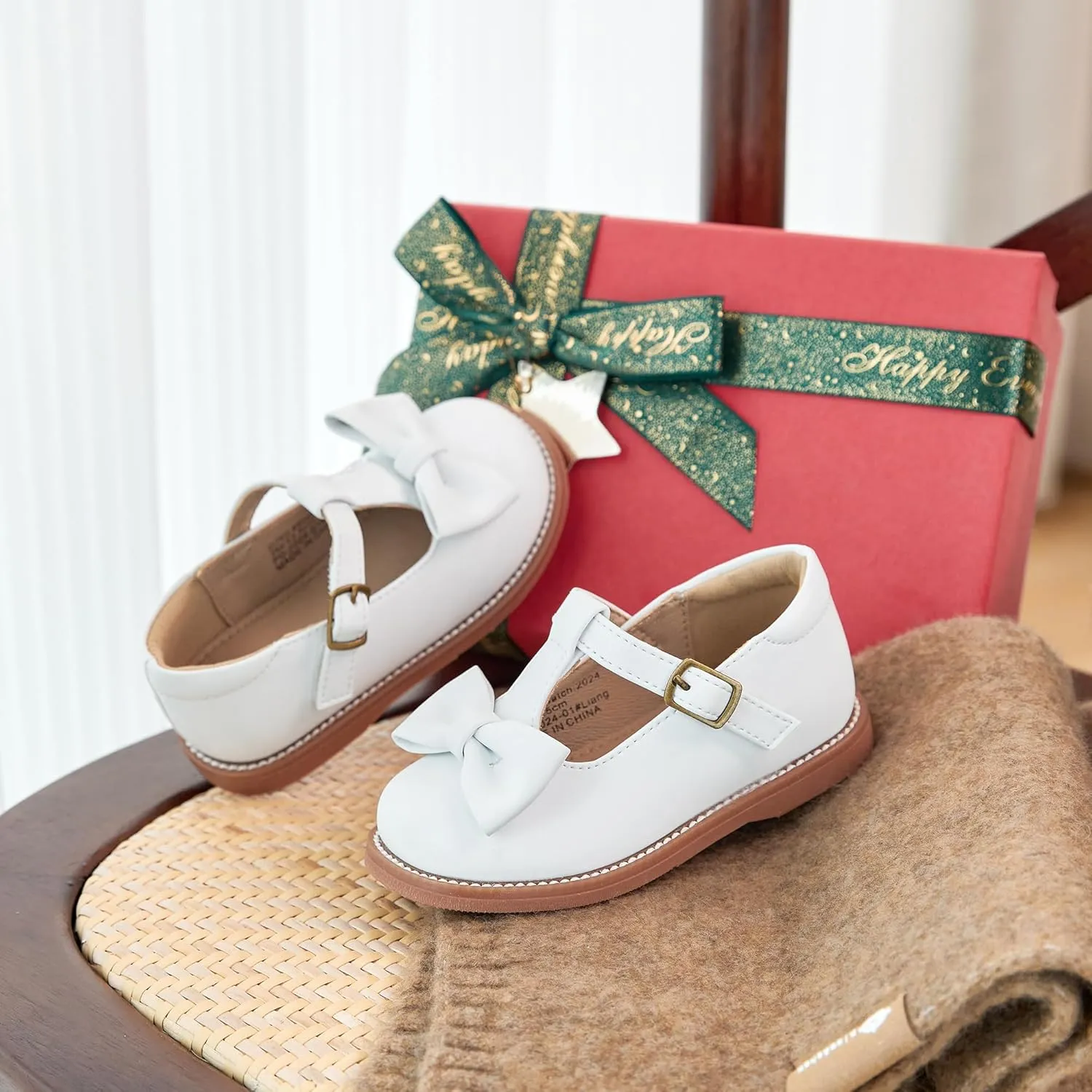 Otter MOMO Toddler/Little Girls Mary Jane Slip-on School Uniform Party Dress Shoes