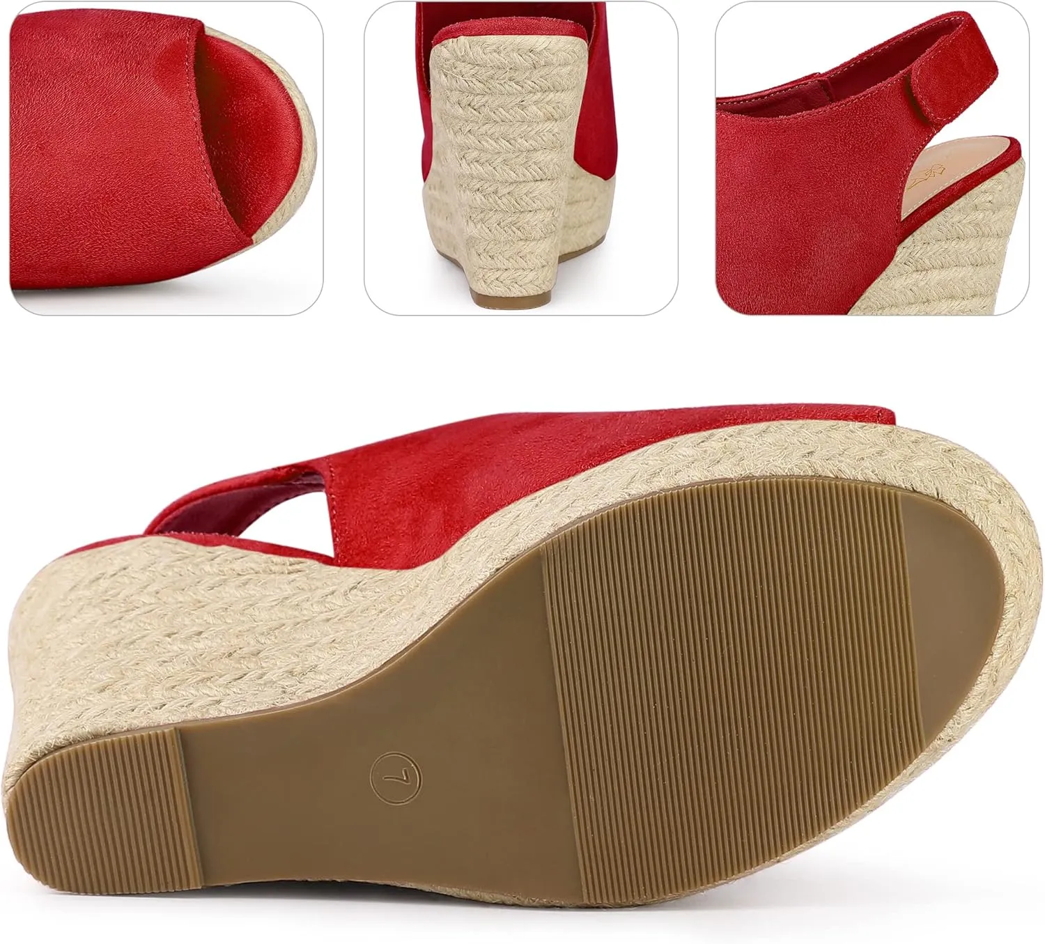 Perphy Platform Heels Espadrille Wedges Sandals for Women