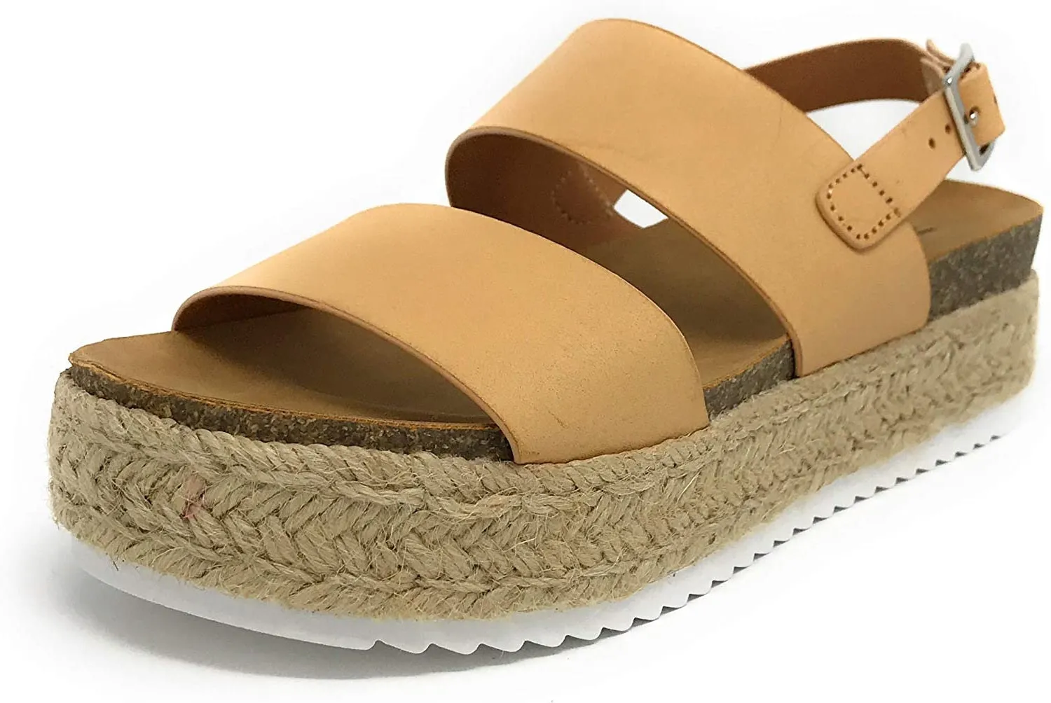 Platform Sandals Pu Competitive pricing Nude Toe Rubber Casual Sole Special price Open Soda Kazoo Espadrilles