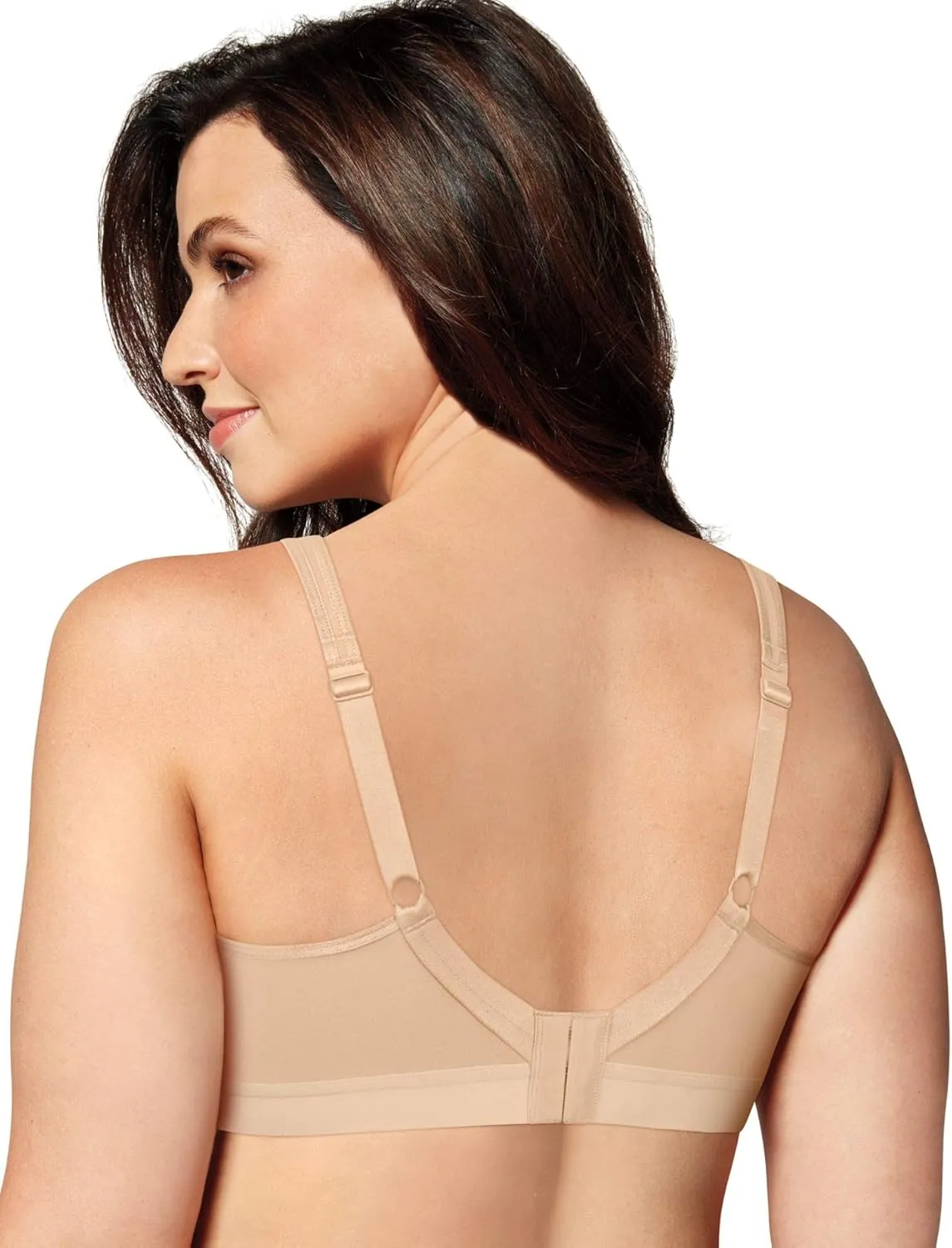 Playtex Women's 18 Hour Easy On, Easy Off Front & Back Close Post Surgery Bra US400C