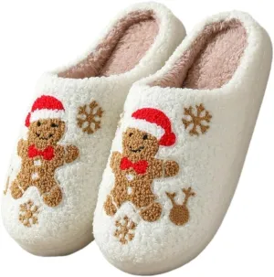 Premium Comfort Fleece Thermal Non Slip Women's Fuzzy House Slippers Indoor Soft Warm Cute Kawaii Shoes Cushion Sole