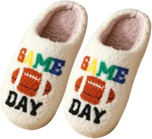 Premium Comfort Thermal Colorful Designs Non Slip Women's Fuzzy House Slippers Indoor Soft Warm Cute Kawaii Shoes