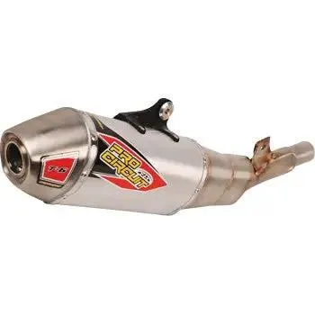 Pro Circuit T-6 Stainless Slip-On Silencer - 0122445A - 2024 Kawasaki KX450, or KX450X