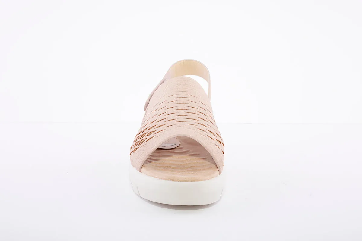 PROPET - WW1504 SLING BACK SANDAL - PINK SUEDE