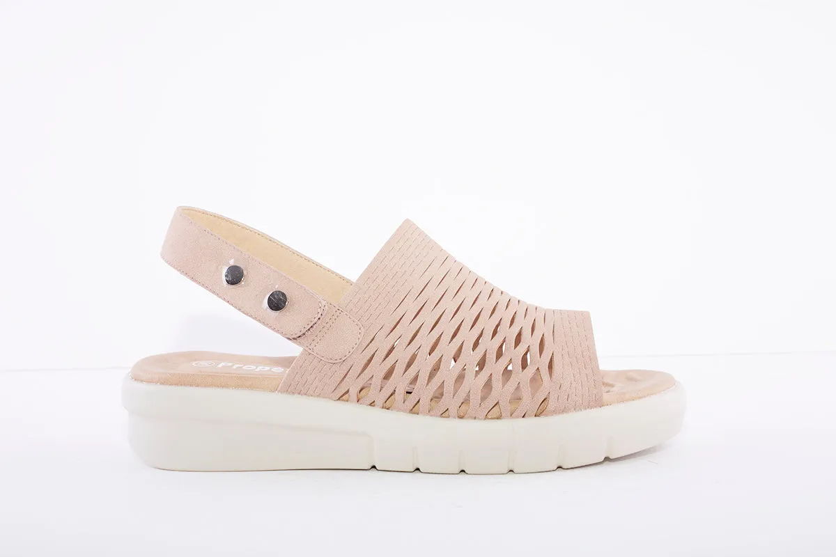 PROPET - WW1504 SLING BACK SANDAL - PINK SUEDE