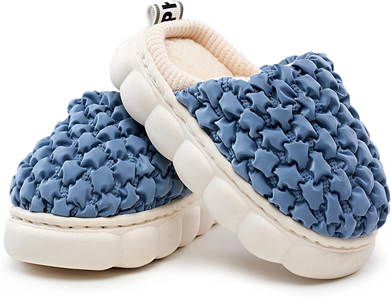 Puff Warm Slippers for Girls Boys Kids Toddlers, Cute Non-slip Kids Slippers for Indoor and Outdoor