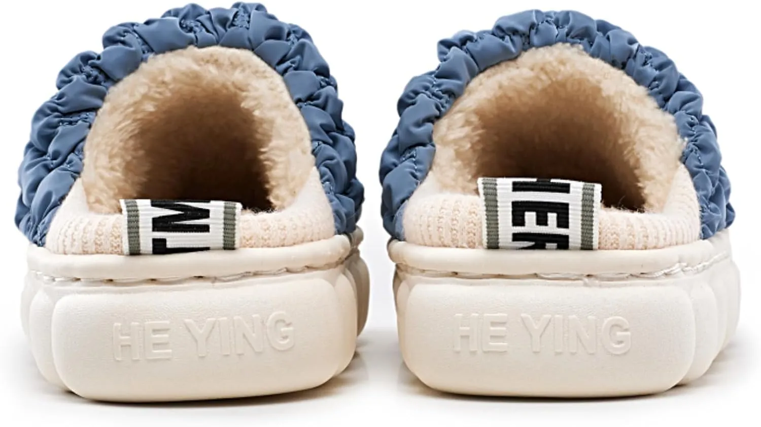 Puff Warm Slippers for Girls Boys Kids Toddlers, Cute Non-slip Kids Slippers for Indoor and Outdoor