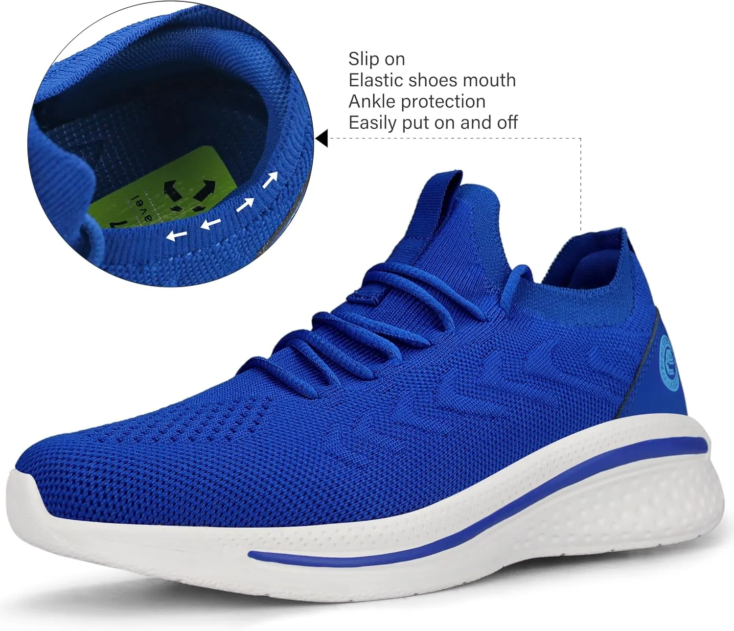 Pujcs Womens Sneakers Slip On Walking Shoes Breathable Running Shoes Lightweight Mesh Gym Shoes Non Slip Workout Shoes