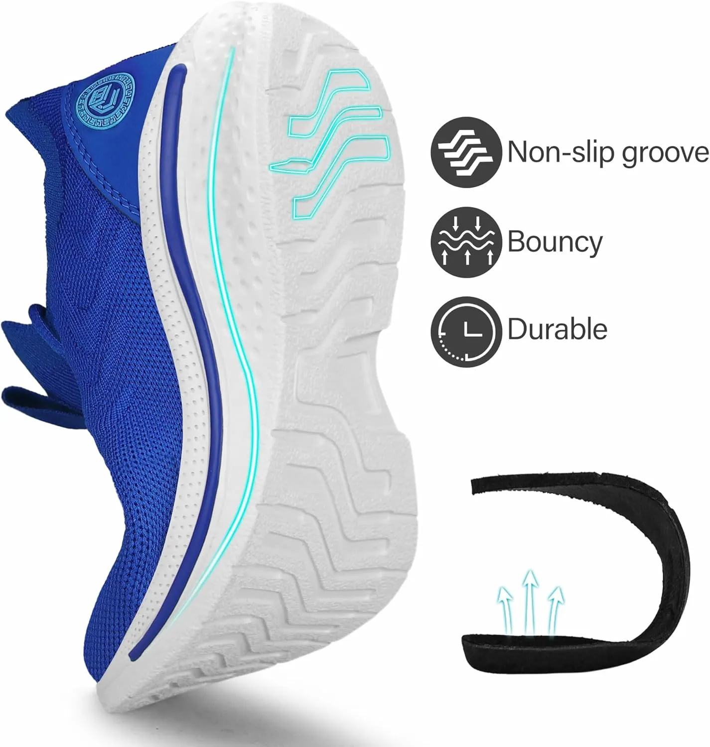Pujcs Womens Sneakers Slip On Walking Shoes Breathable Running Shoes Lightweight Mesh Gym Shoes Non Slip Workout Shoes