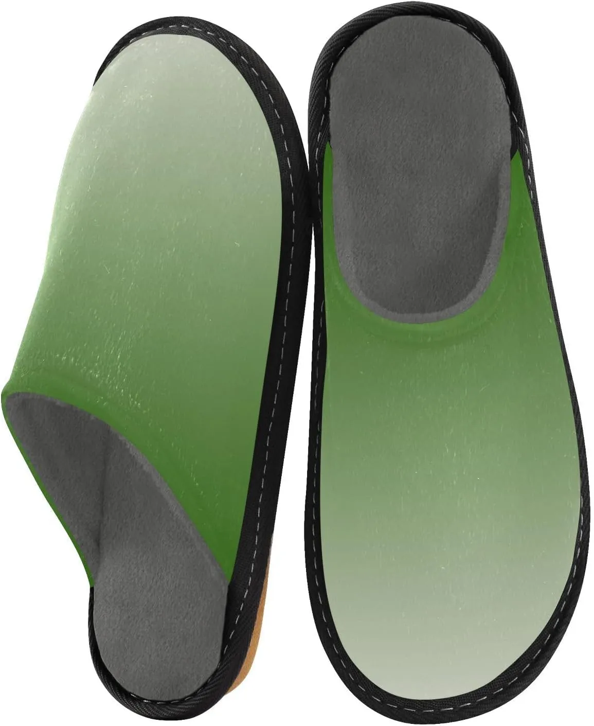 Purple Yellow Gradient House Slippers for Women Men Non-Slip Slip On Slippers