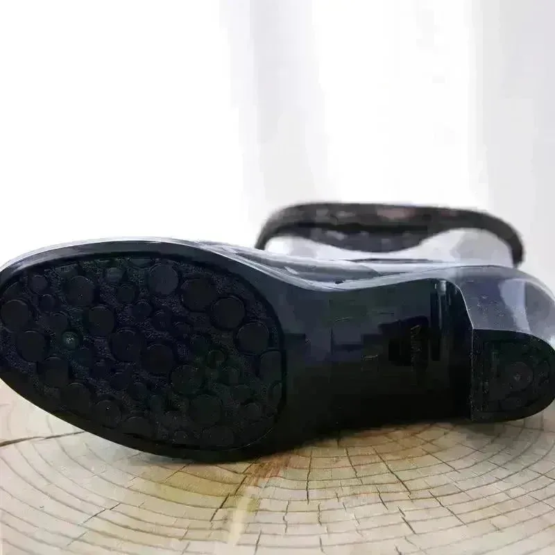 Rain Shoes With High Heels Waterproof Female Skid