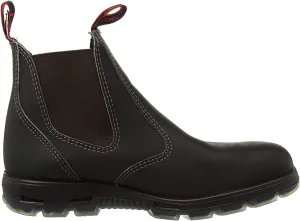 RedbacK Men's Bobcat UBOK Elastic Sided Soft Toe Leather Work Boot (8.5 AU 3E (9.5 M US Men)) Dark Brown