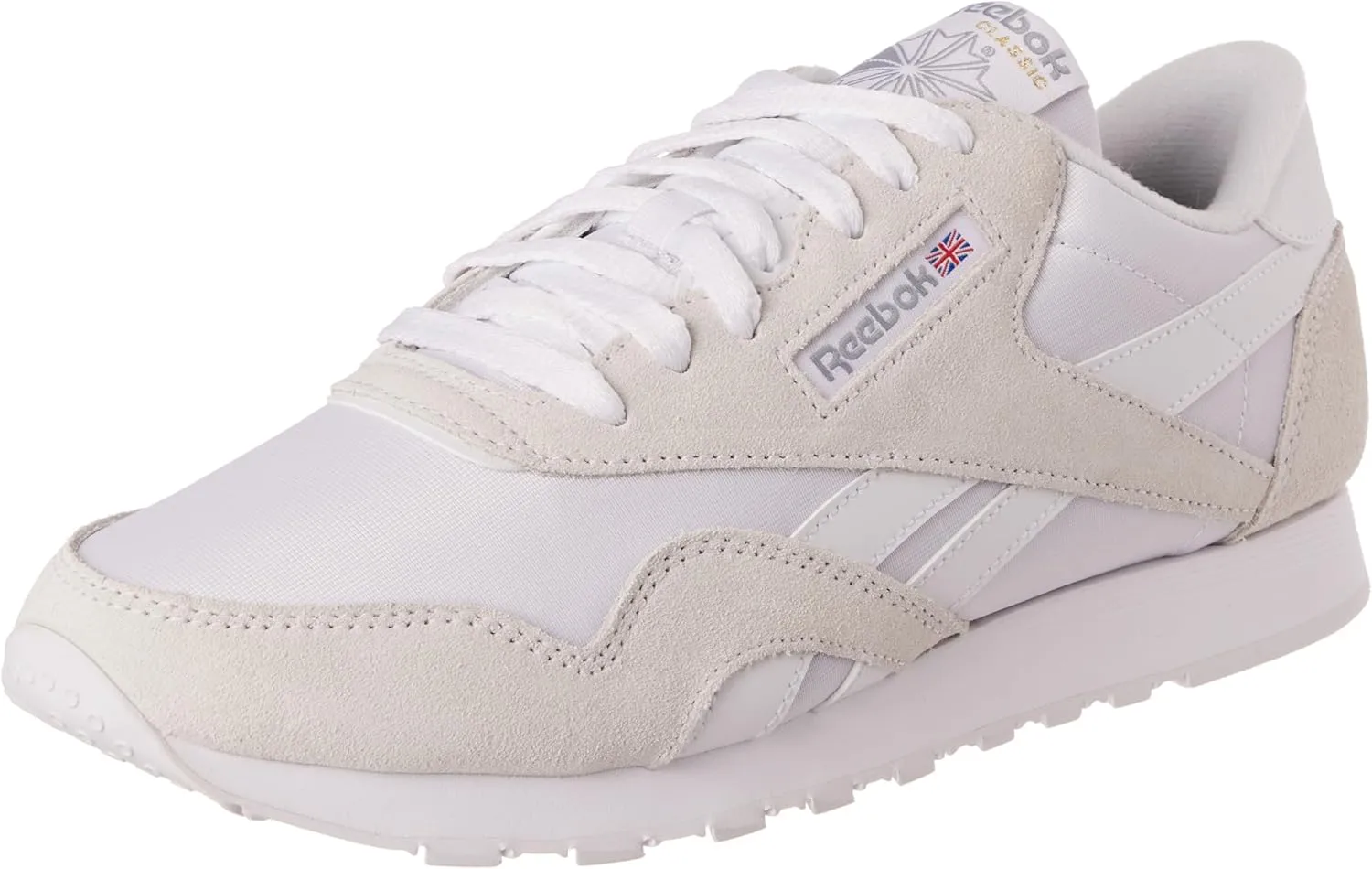 Reebok Women's Classic Nylon Trainers, Ftwwht, 6.5 Women