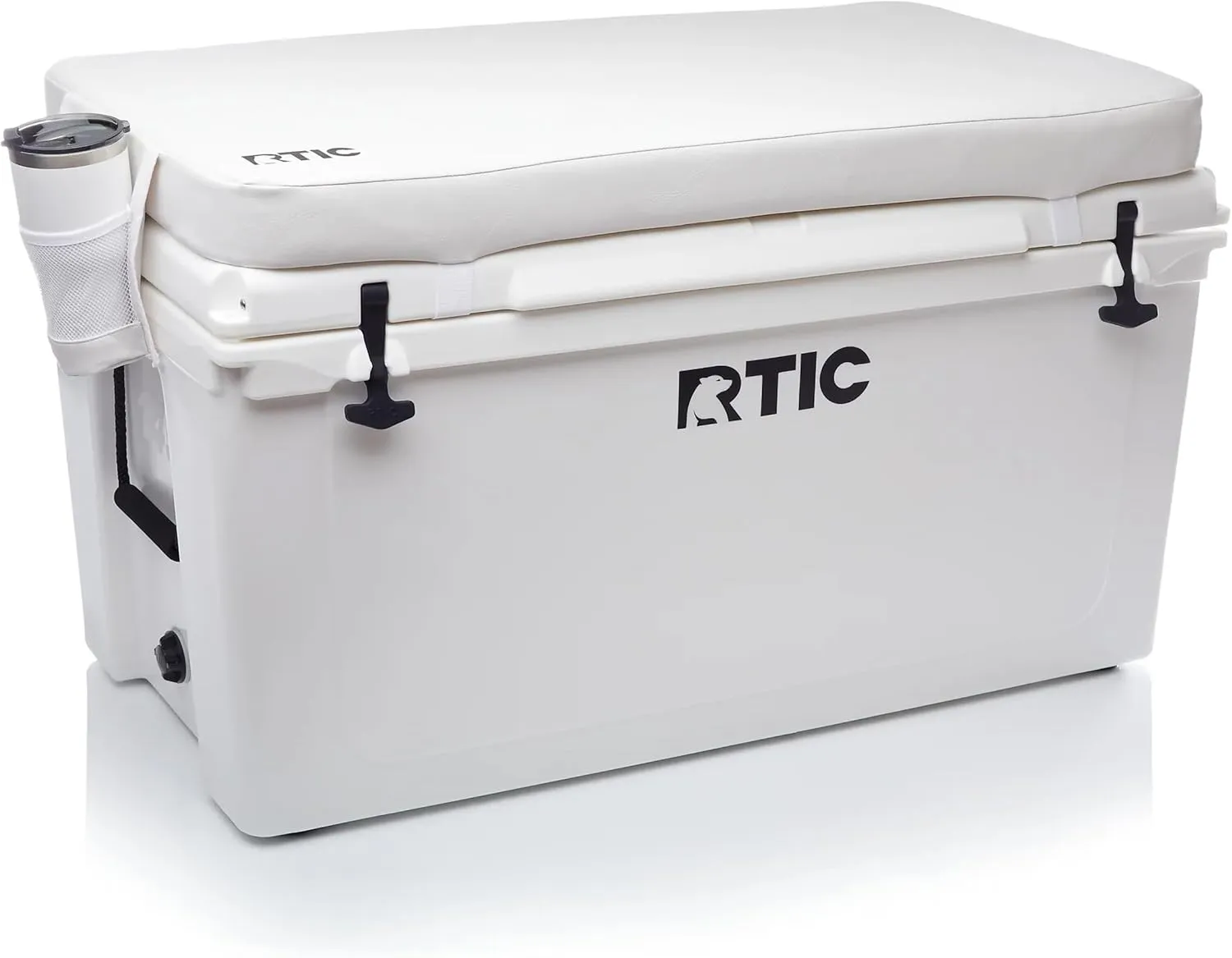 RTIC Ultra-Tough Cooler Seat Cushion, Great for Family Travels, Boating Or Hunting, Easy Clean Vinyl, Buckle Fastening and Anti Slip