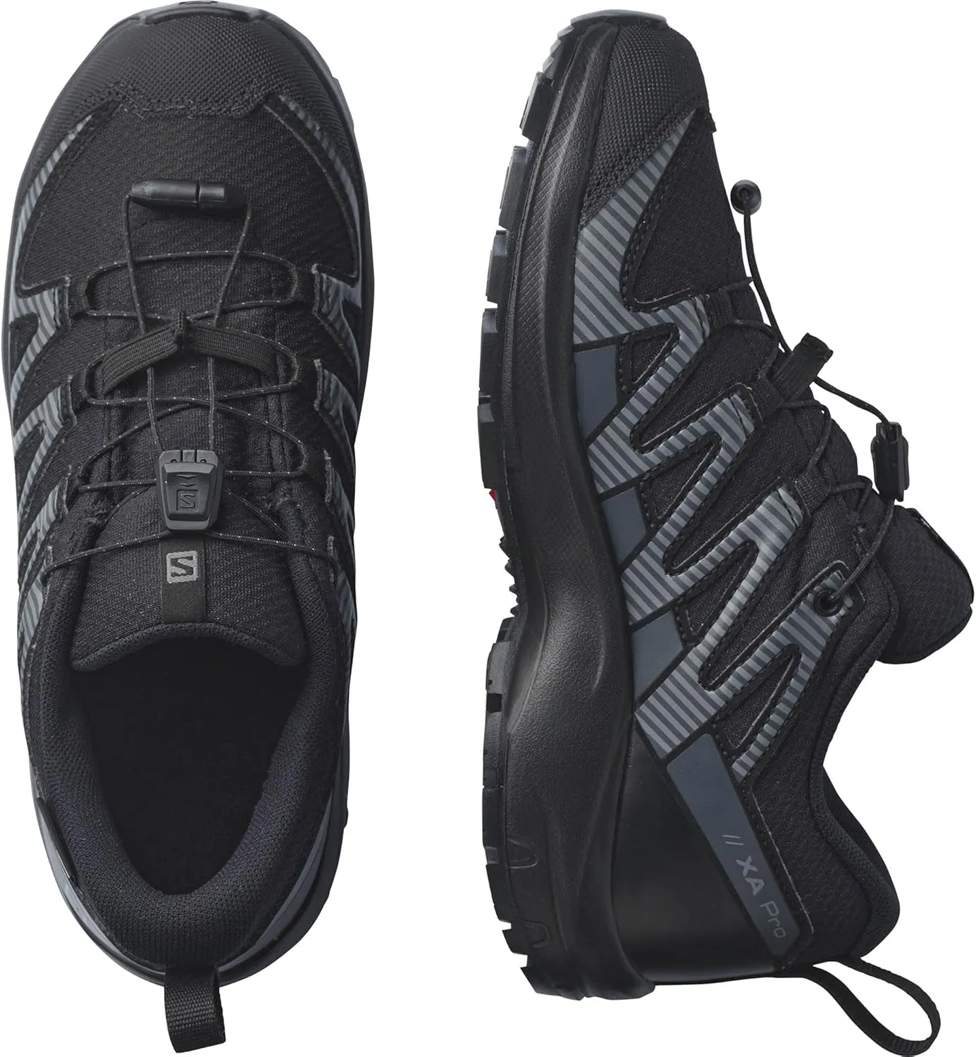 Salomon Unisex-Child Kids Xa Pro V8 Climasalomon Waterproof Trail Running Shoes