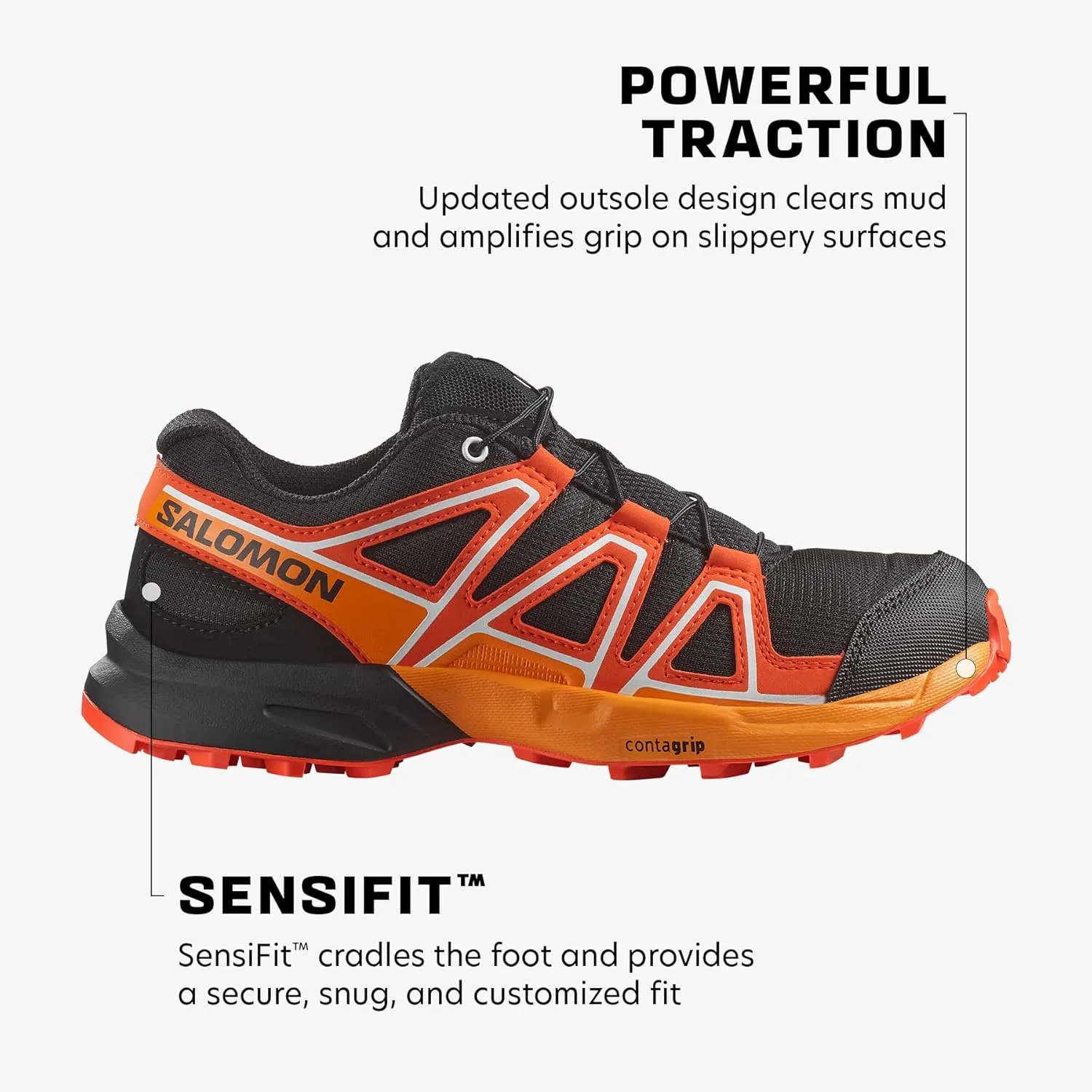 Salomon Unisex Junior’s Speedcross Trail Running Shoes for Kids