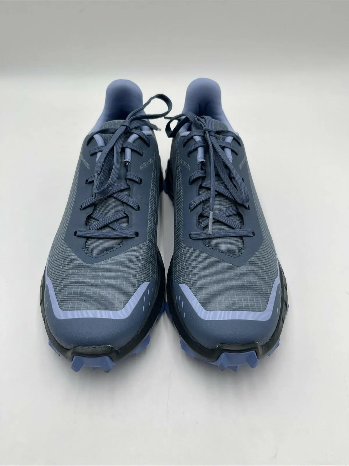 Salomon Women's Alphacross 5 Trail Running Shoes Blue Size 8.5 - Very Good