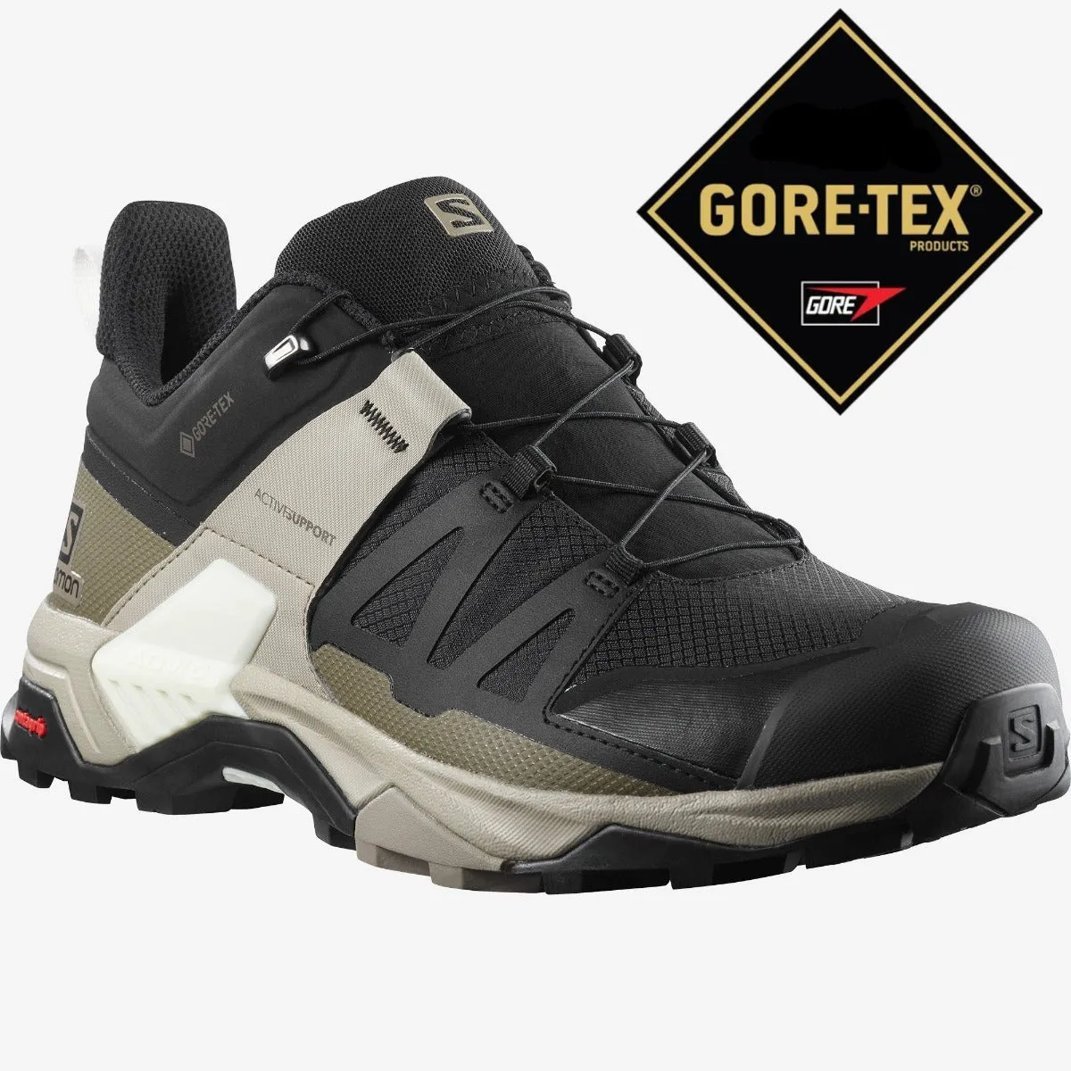 Salomon X Ultra 4 GTX Hiking Shoe Mens (Black)