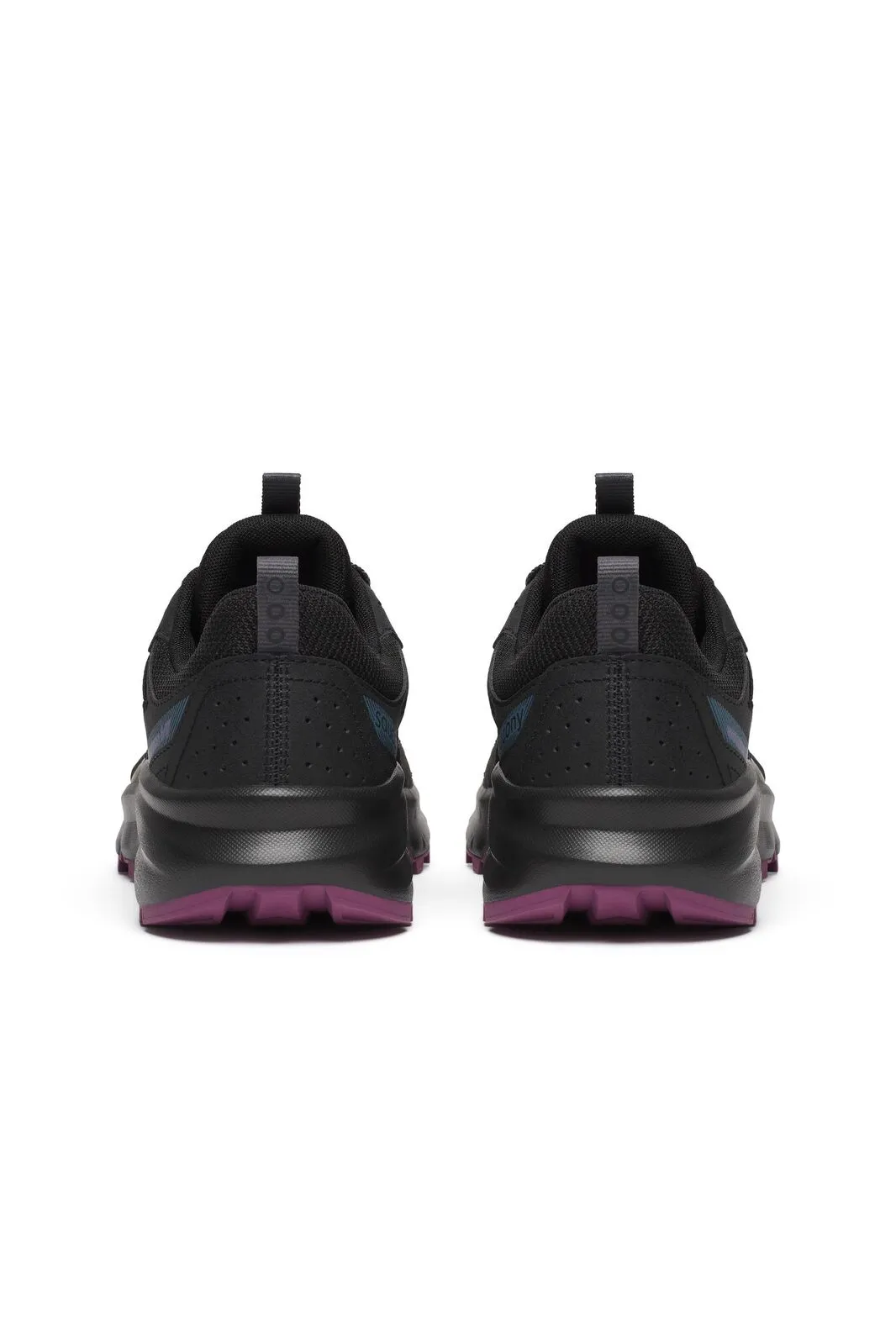Saucony Womens Excursion TR17 Gore Tex GTX Runners Shoes in Black/Plum