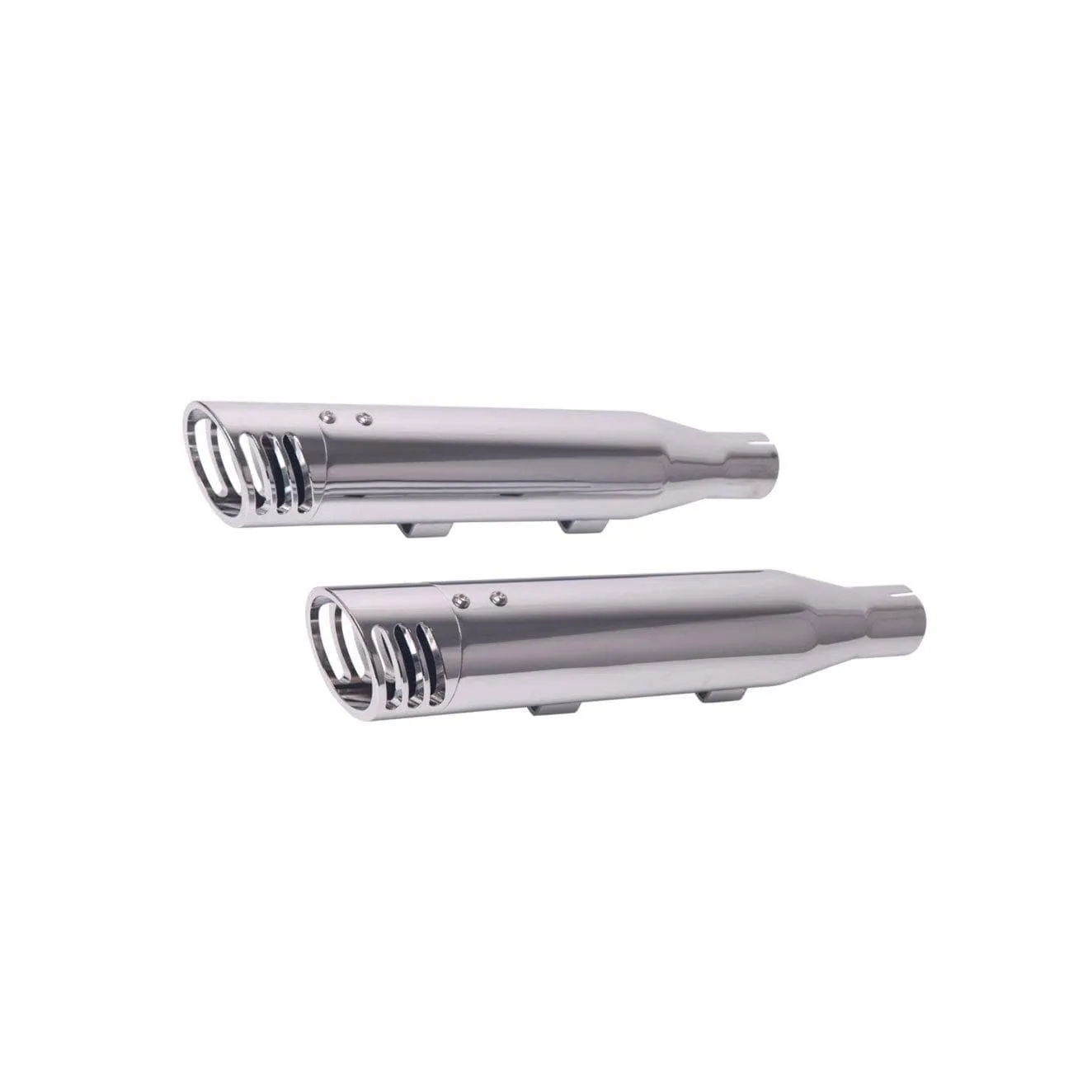 Sharkroad 3" Chrome Slip-on Mufflers Exhaust for Harley 2014-2022 Sportster XL 883/1200 BACK ORDER