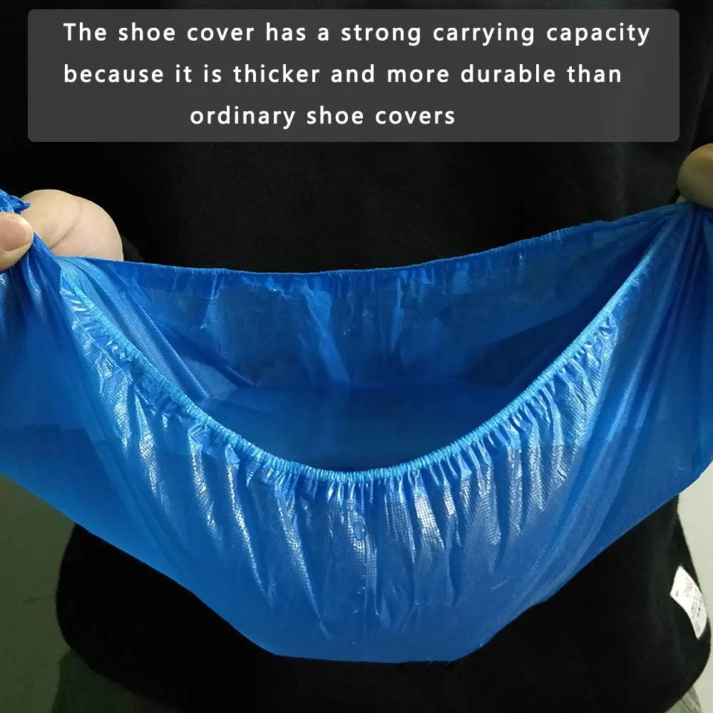 Shoe Covers Disposable,200Pack（100Pairs）Boot Covers Waterproof Non-Slip One Size Fits Most for Rain,Indoor,Women,Men and More