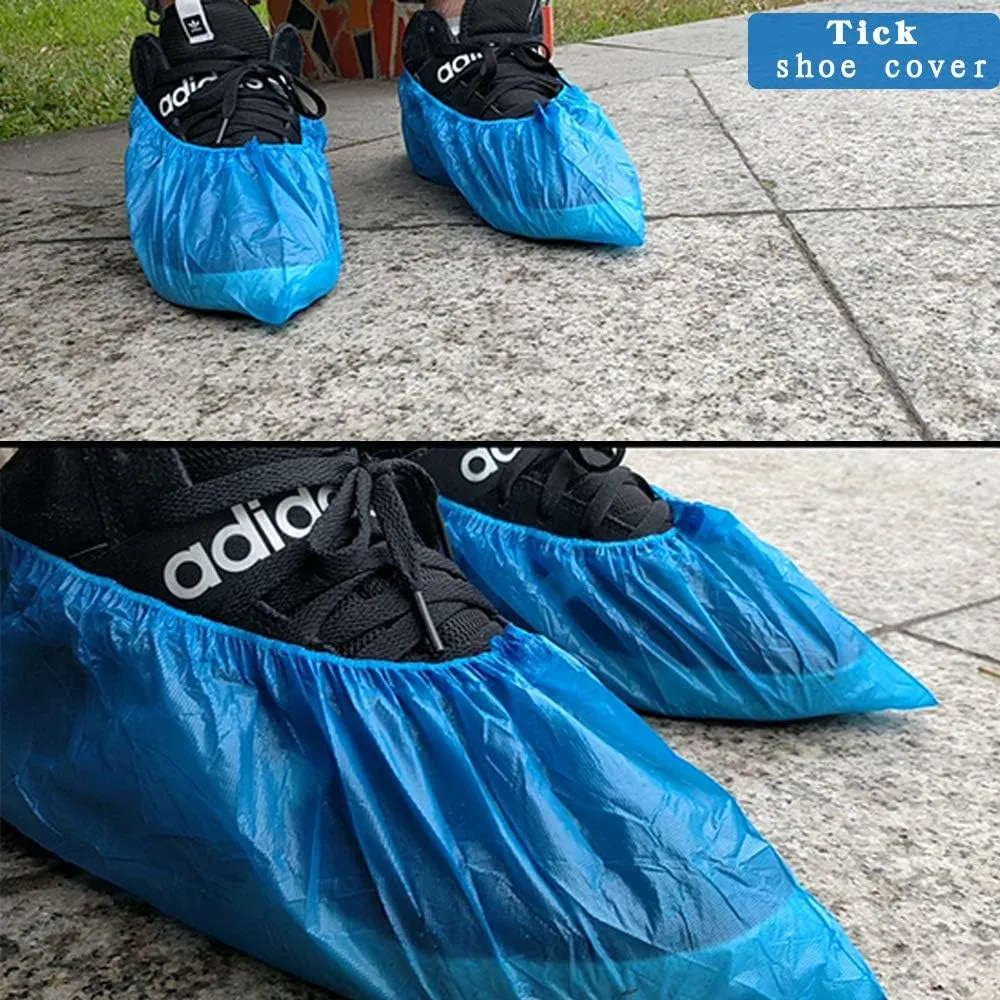 Shoe Covers Disposable,200Pack（100Pairs）Boot Covers Waterproof Non-Slip One Size Fits Most for Rain,Indoor,Women,Men and More