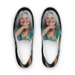 Silent Prosperity Women’s slip-on canvas shoes