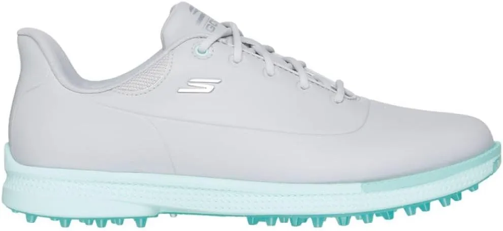 Skechers Golf Women's Jasmine Waterproof Golf Shoe Sneaker, Gray/Mint Spikeless, 10