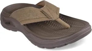 Skechers Men's Arch Fit Motley Sd-Rigel Canvas Thong Sandal